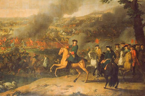 Луи Каравак Полтавская битва 1709