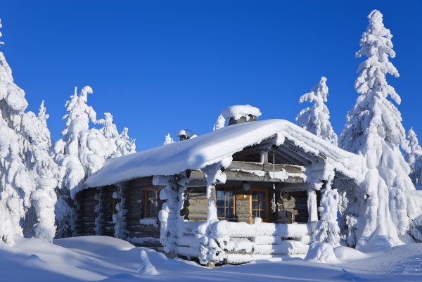 Финляндия зима Лапландия