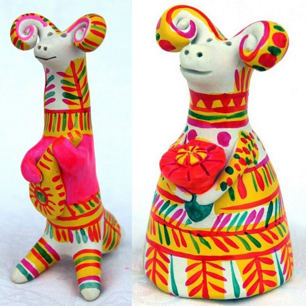 Свистулька народная игрушка Филимоновская