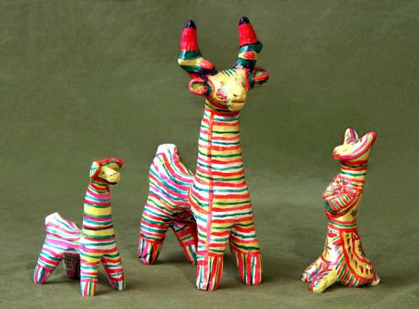 Каргопольская глиняная игрушка петушок