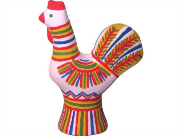 Филимоновская свистулька петушок