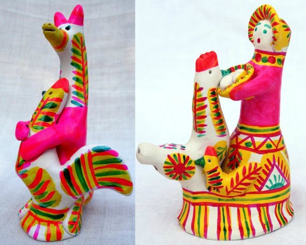 Русская народная игрушка Филимоновская игрушка