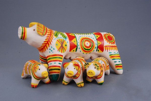 Филимоновская игрушка этапы росписи