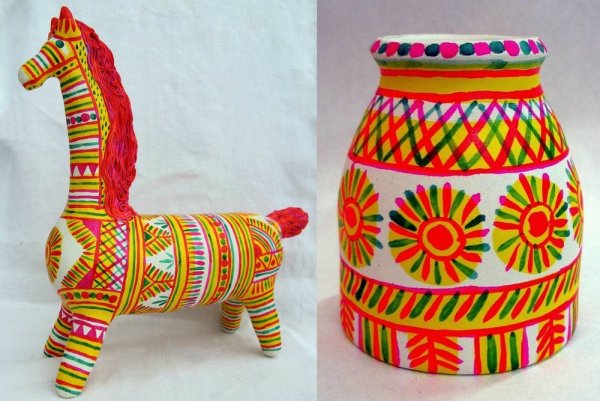 Филимоновская свистулька роспись