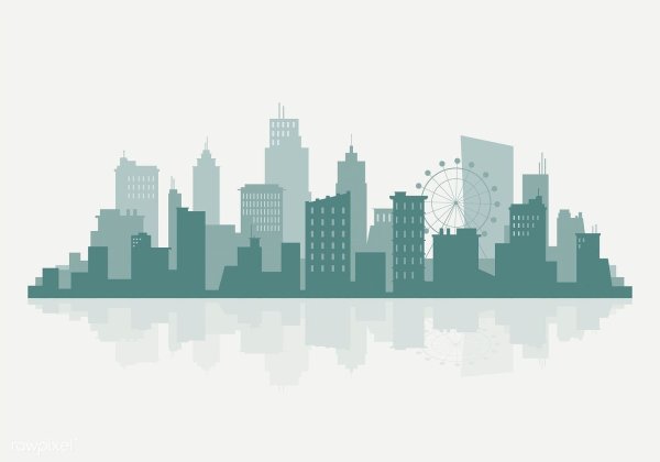 Очертания города