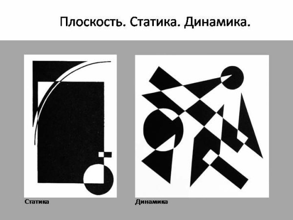 Статика и динамика в композиции