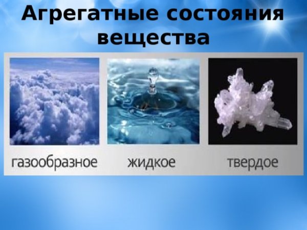 Агрегатные состояния вещества