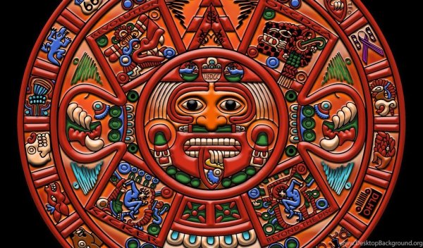 Ацтекские символы солнца