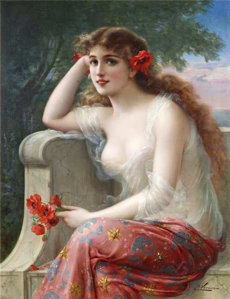 Французский художник Эмиль Вернон ( Emile Vernon 1872 — 1919),
