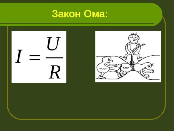Ом закон Ома