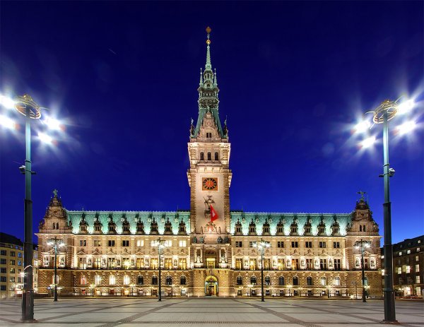 Ратуша Rathaus Гамбурга