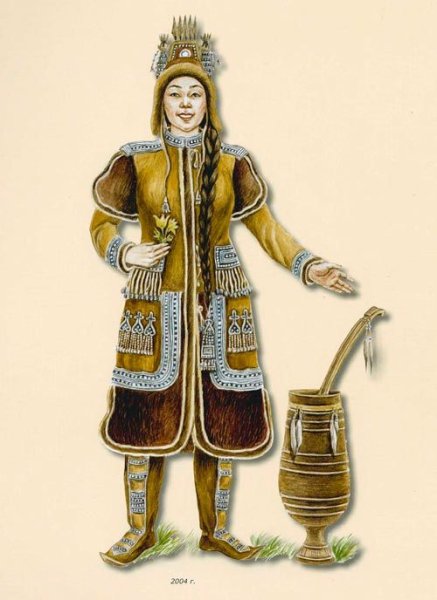 Якутская народная одежда якутов