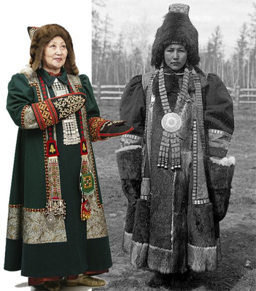 Традиционный костюм якутов 17 века