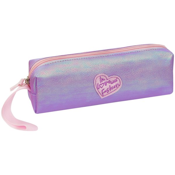Пенал косметичка 210*65*70 Berlingo "Fashion" розовый /pm05801