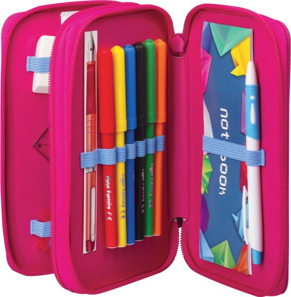 Tiger Family пенал Cosmic collection Cosmos Hearts