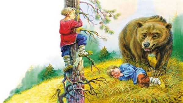 Лев толстой басня два товарища