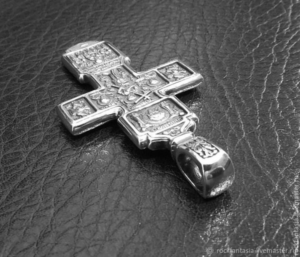 Серебряный крестик мужской Lucente