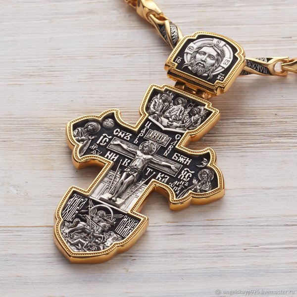 Крест нательный мужской