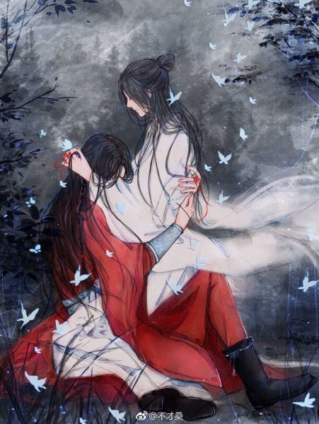 Благословение небожителей аниме Хуа Чен