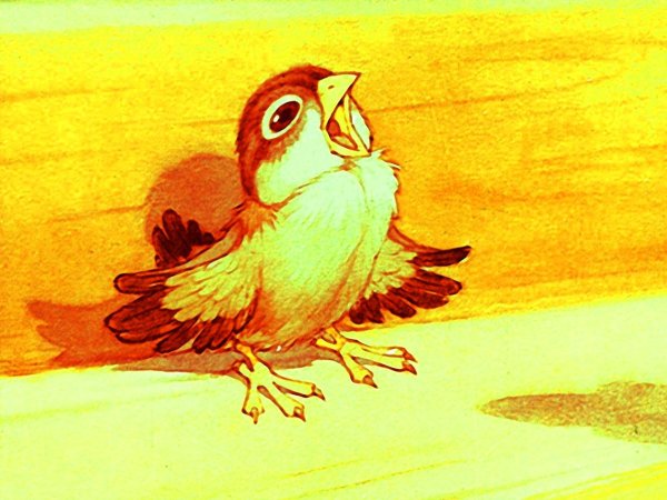 Иллюстрация к рассказу Воробьишко Горького