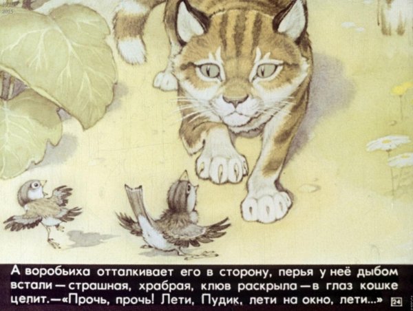 Максим Горький Воробьишко иллюстрации