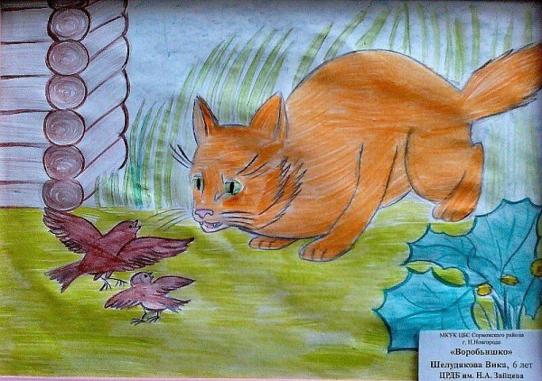 Максим Горький Воробьишко для детей