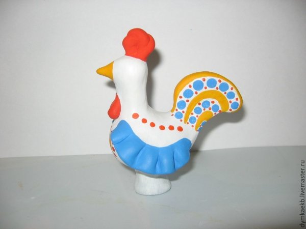 Дымковская игрушка "петух"