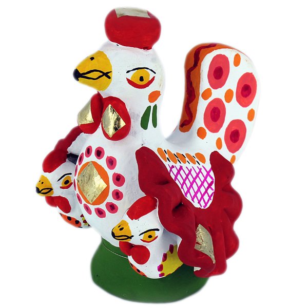 Дымковский петух индюк