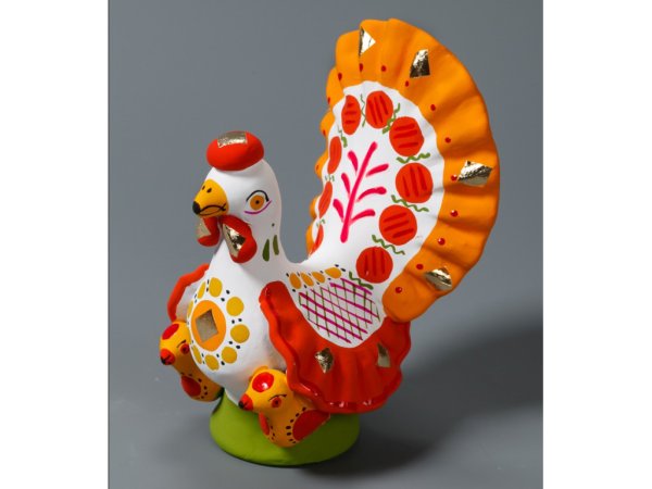 Дымковская Курочка