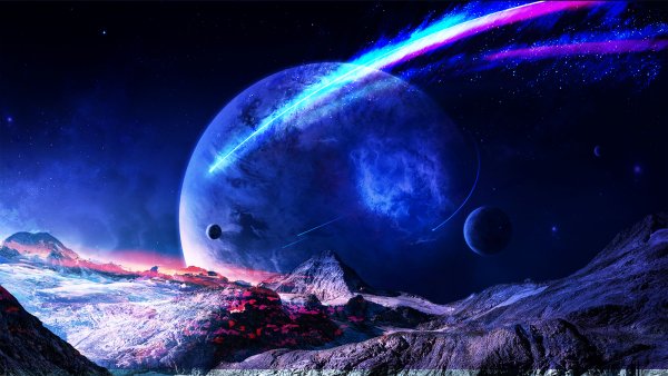 Красивые космические пейзажи