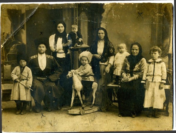 Кубанские казаки семья 1900е