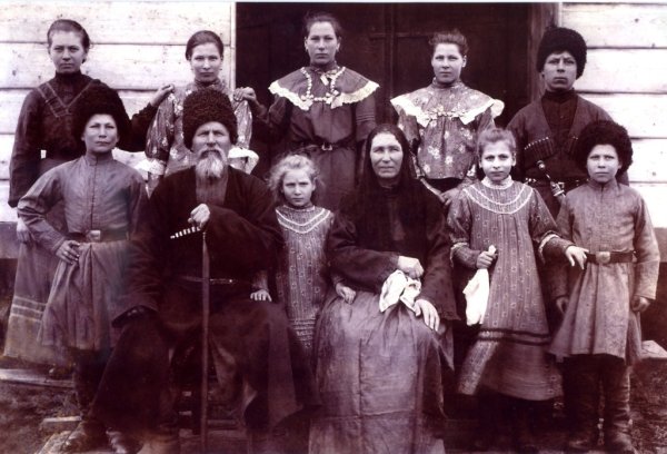 Кубанские казаки семья 1900е