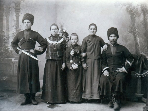 Терские казаки семья