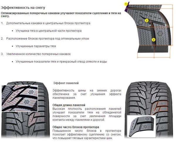 Глубина износа протектора шин КАМАЗ 4310