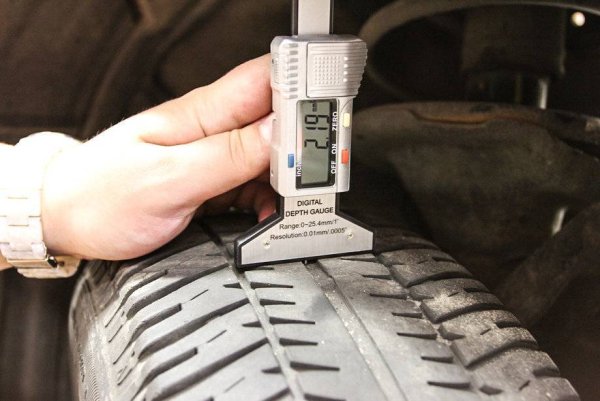 Глубина протектора новой шины летней