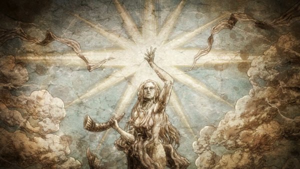 Бог тор на колеснице