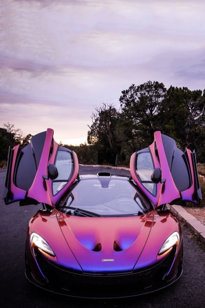 MCLAREN p1 фиолетовый