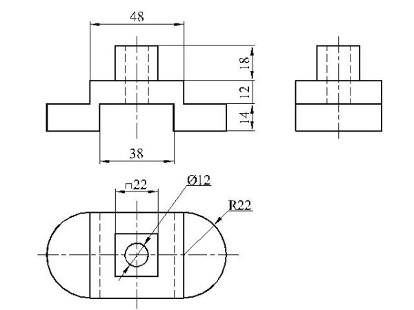 Технический рисунок опоры рис 207 по черчению ботвинников
