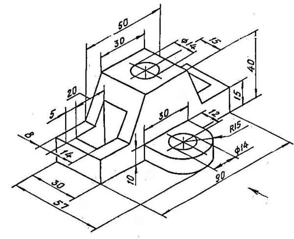 Инженерная Графика задание по 3d Автокад