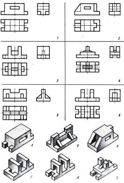 Сложный разрез опора
