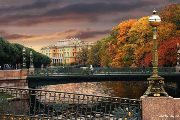 Петербург осень Михайловский замок