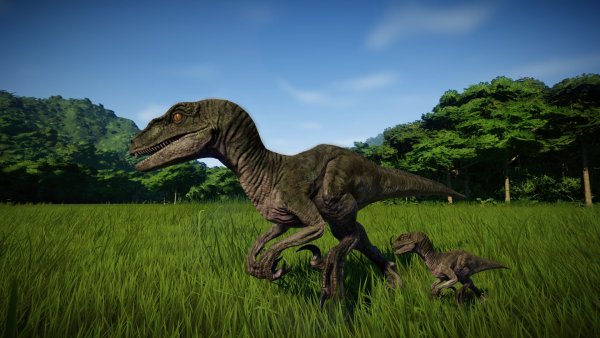 Велоцирапторы мир Юрского периода