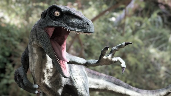 Ютараптор парк Юрского периода