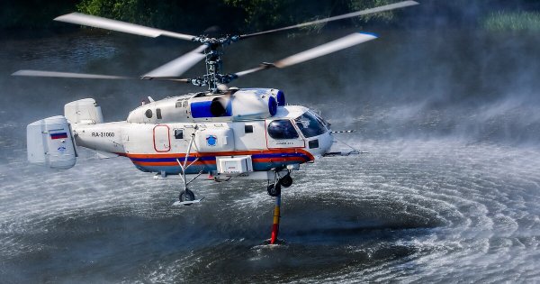 Пожарный вертолет ми-8