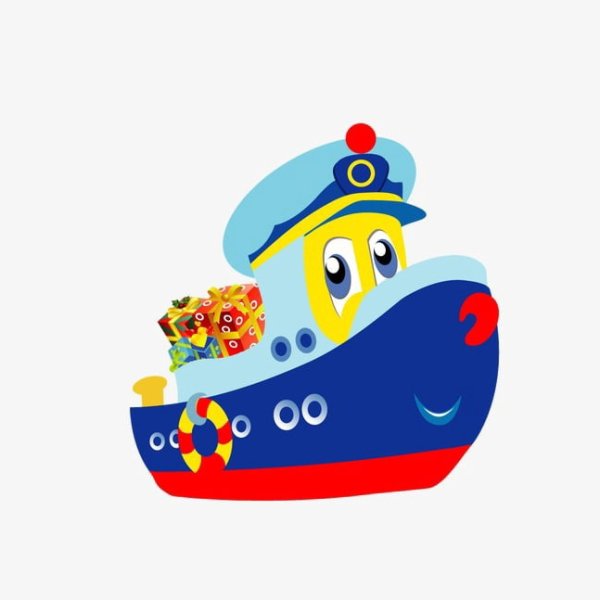 Кораблик мультяшный