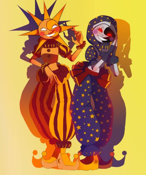 Sun and Moon FNAF 9