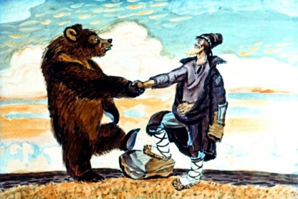Сказки Даля медведь половинщик