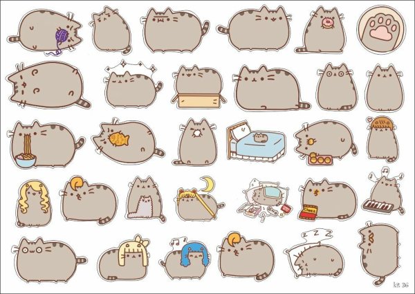 Наклейки котики