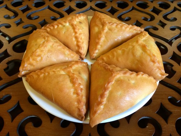 Башкирское национальное блюдо эчпочмак