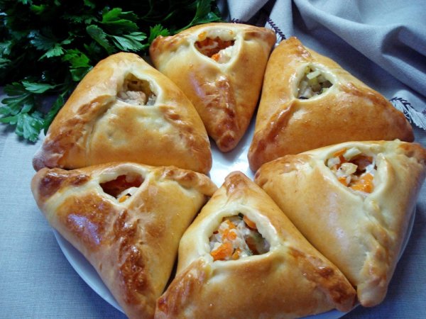 Национальная Татарская кухня эчпочмак